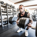 A bodybuilder breaking stereotypes
